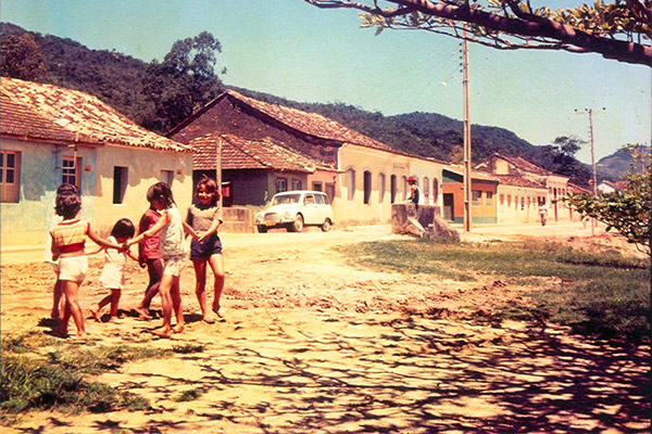 Ribeirão da Ilha na década de 1960. 
